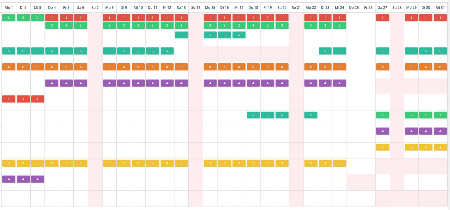 Abschnittsrotation – Flexible Personaleinsatzplanung durch Mixed Integer Programming